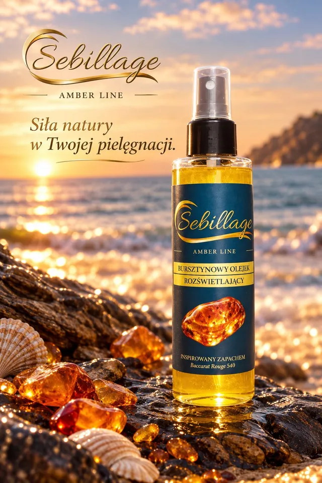 Bursztynowy olejek rozświetlający AmberLine